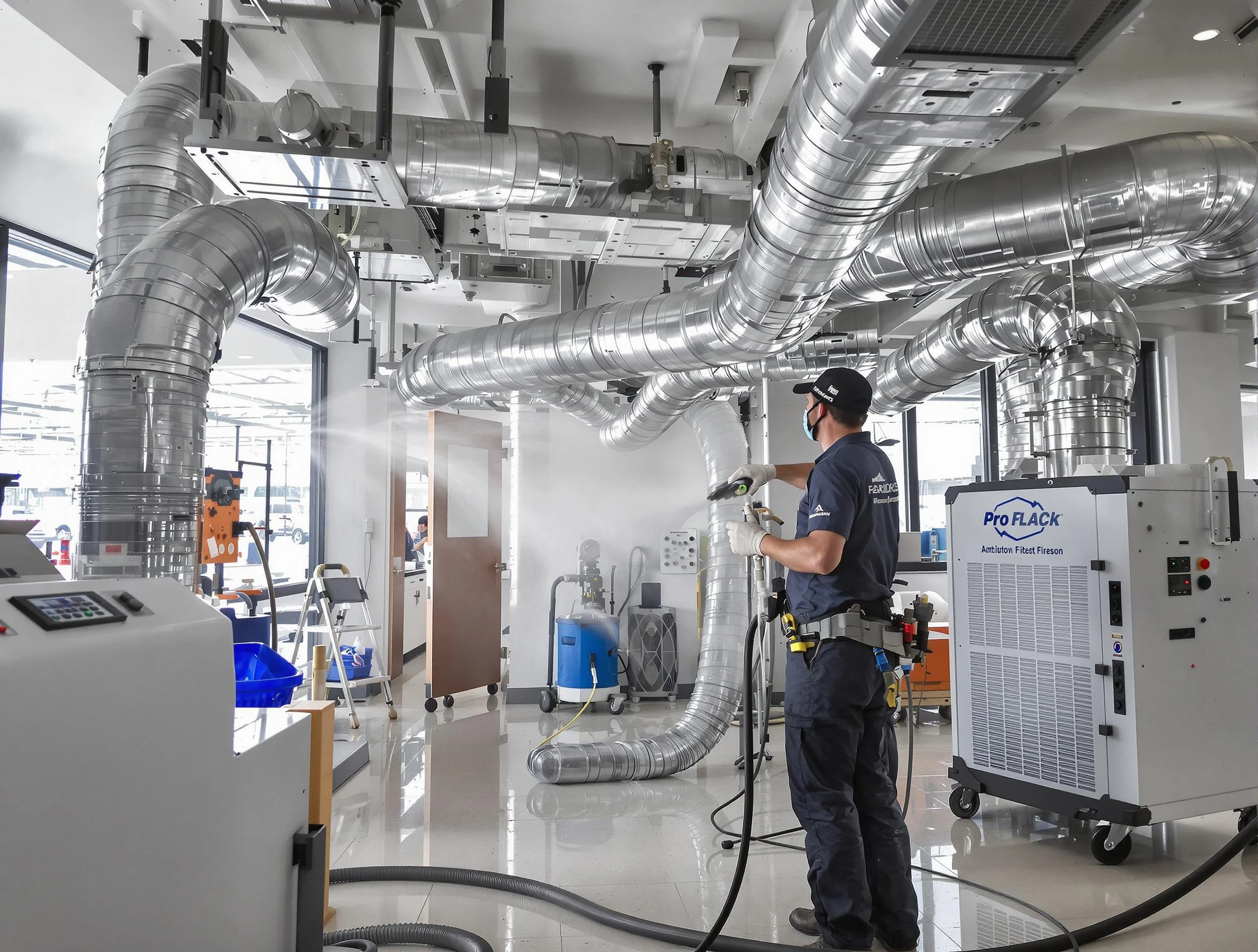 Negative Pressure Air Duct Cleaning in Denver