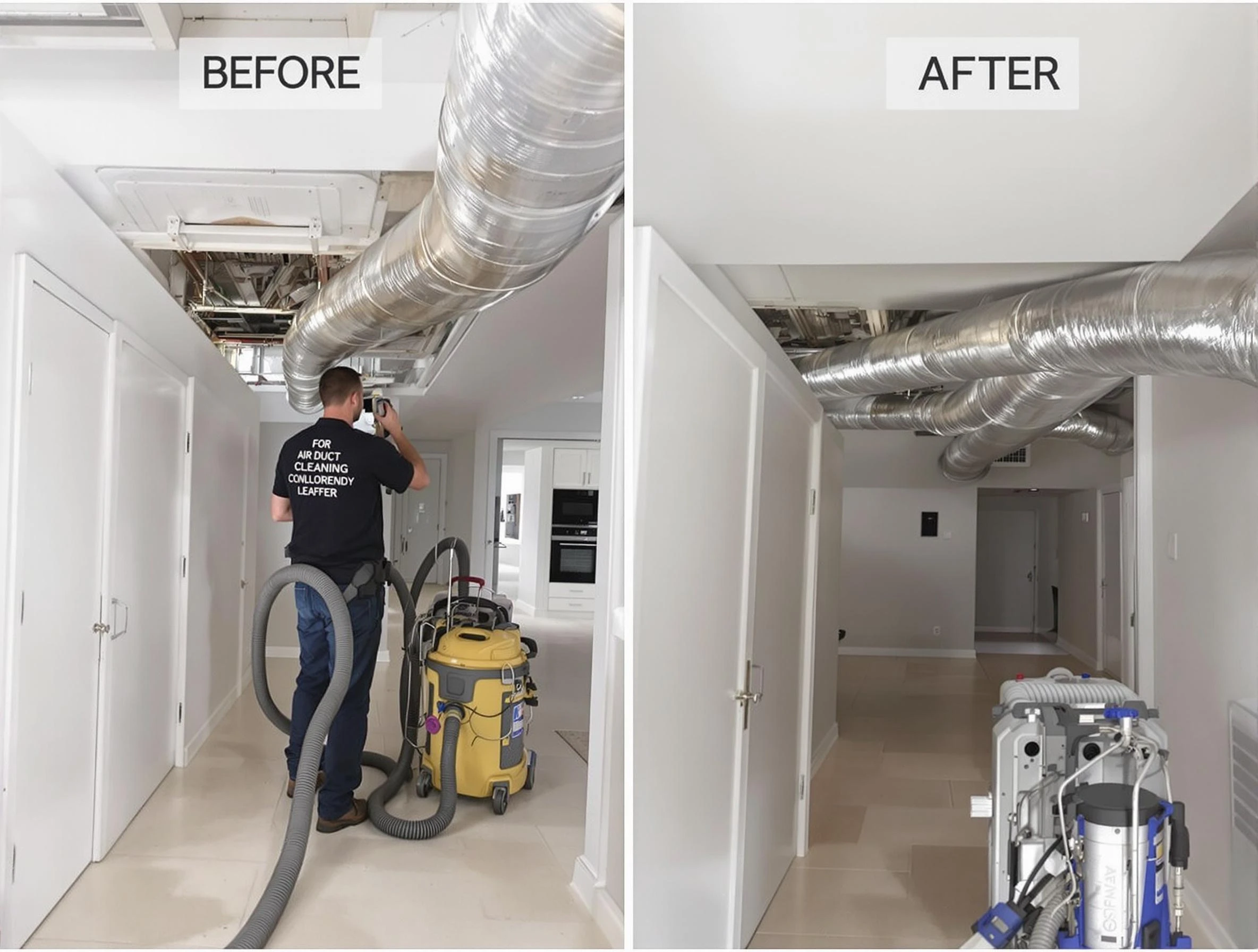 Denver Air Duct Cleaning professional performing thorough air duct cleaning in Denver