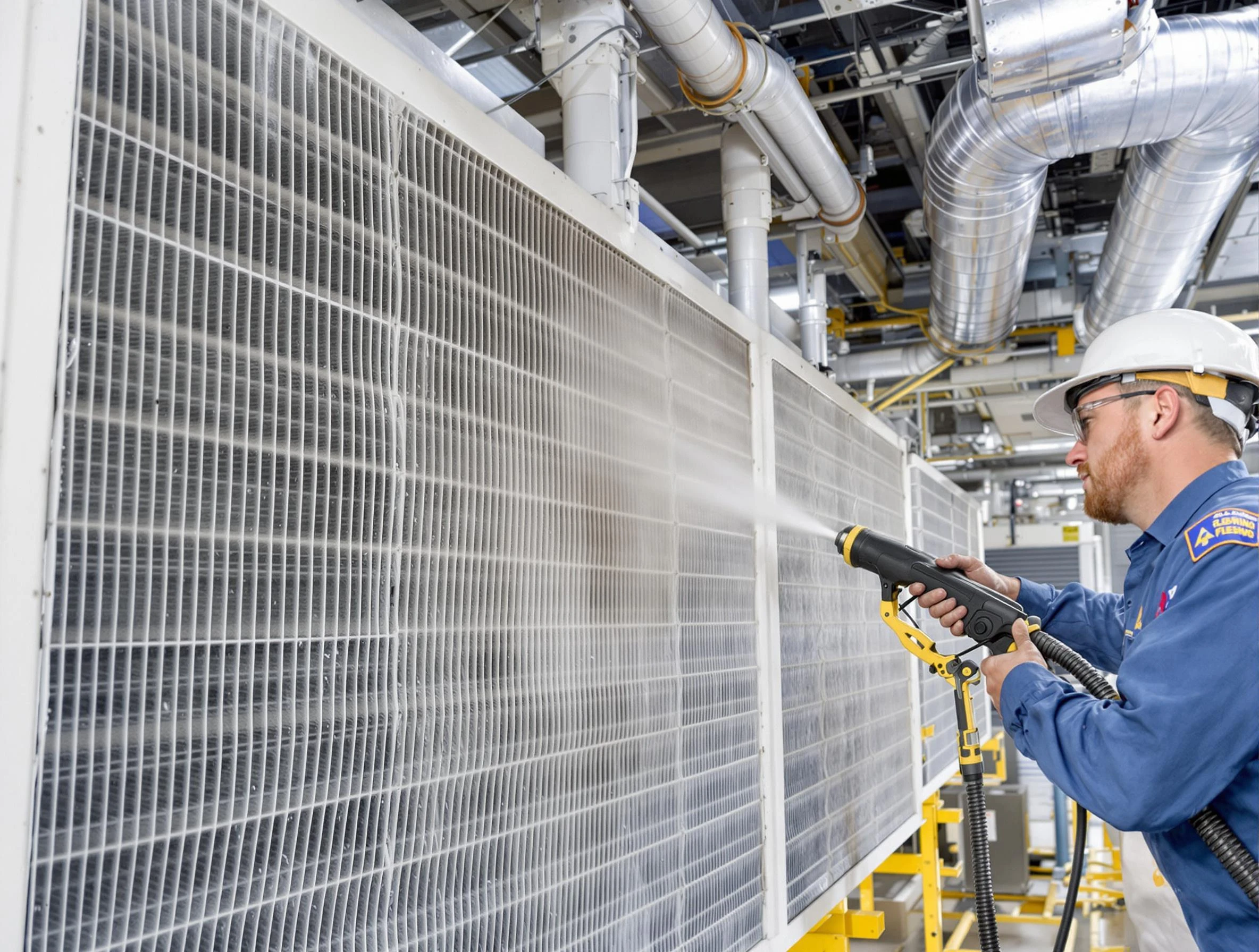 Professional commercial coil cleaning by Denver Air Duct Cleaning in Denver